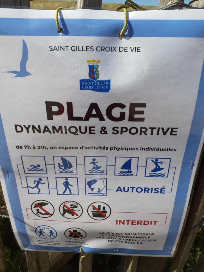 Studio Lumineux Dans La Coulee Verte A Saint Gilles Croix De Vie Екстериор снимка